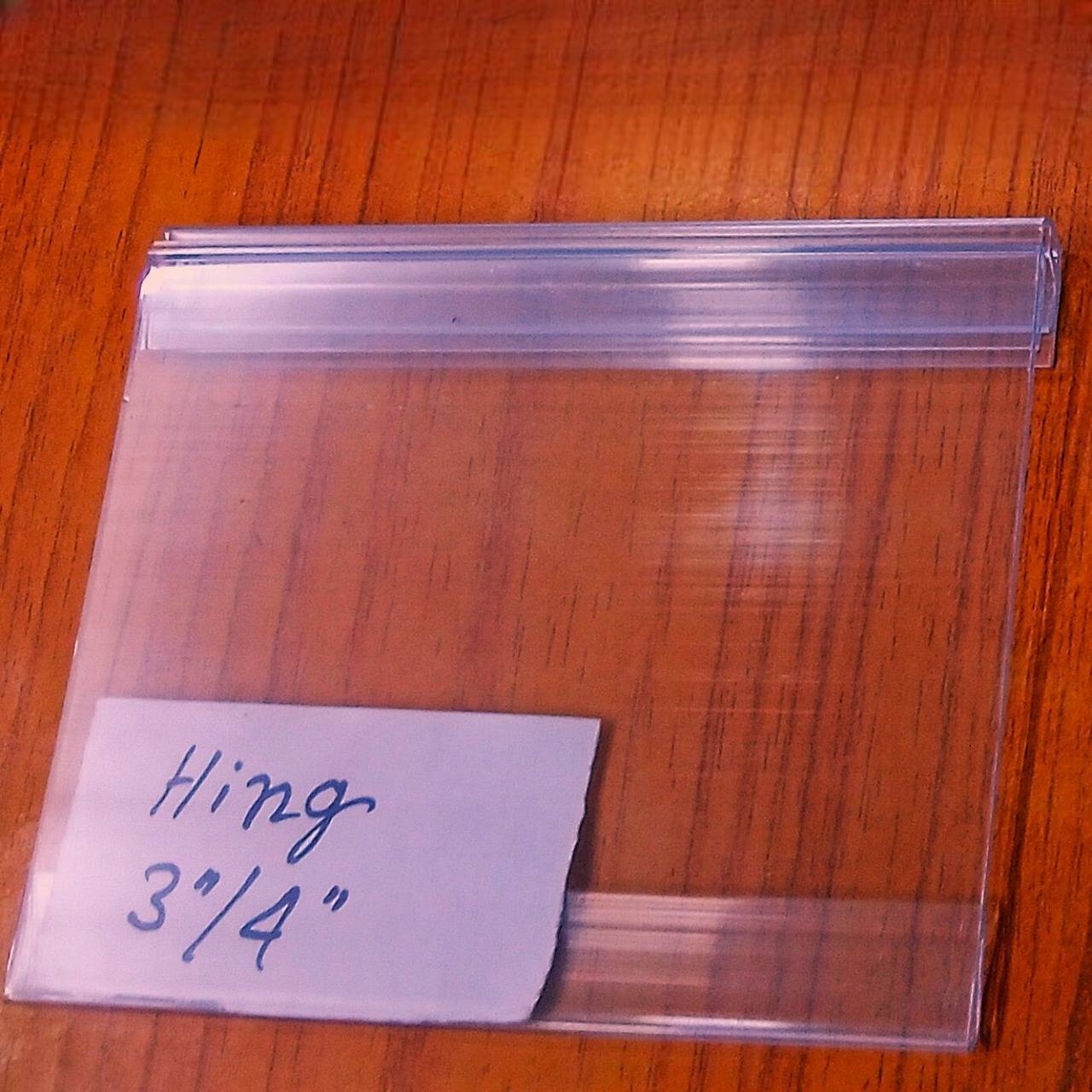Hinge Type label holder