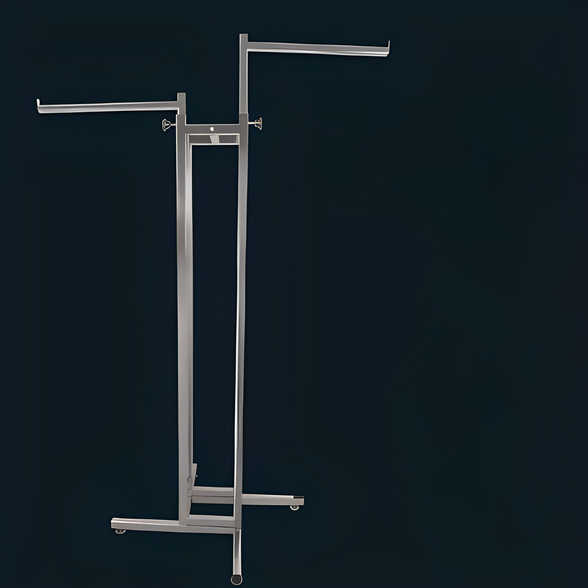 Two-way garment display stand